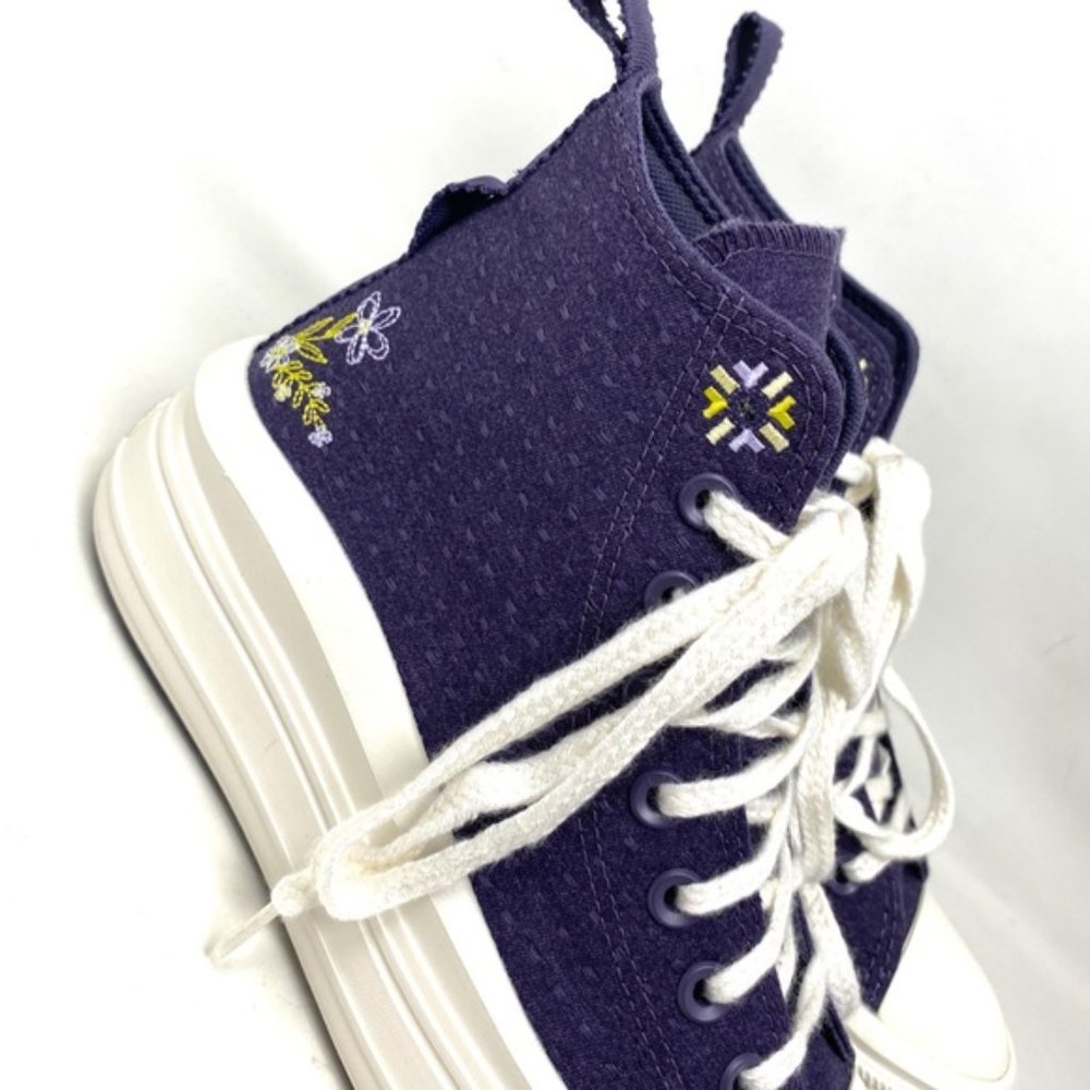 Converse Chuck Taylor Move Platform Women Shoes High Lilac Canvas Casual A05070C - Picture 5 of 9